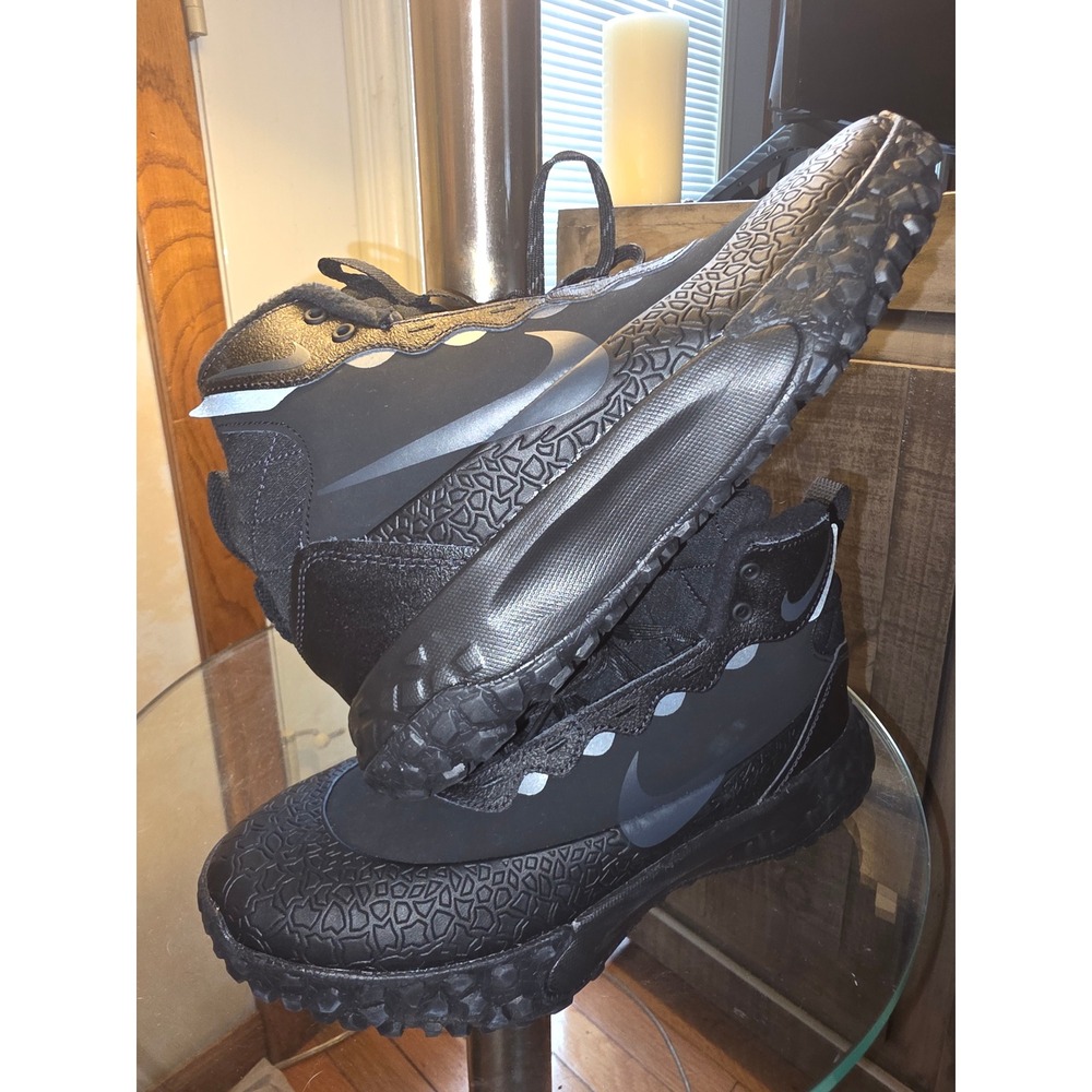 Nike Juniper Trail 2 GORE-TEX Kids Triple Black Shoes FV4173-001 Size 6.5Y